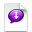 iChat Purple Transfer Icon 32x32 png